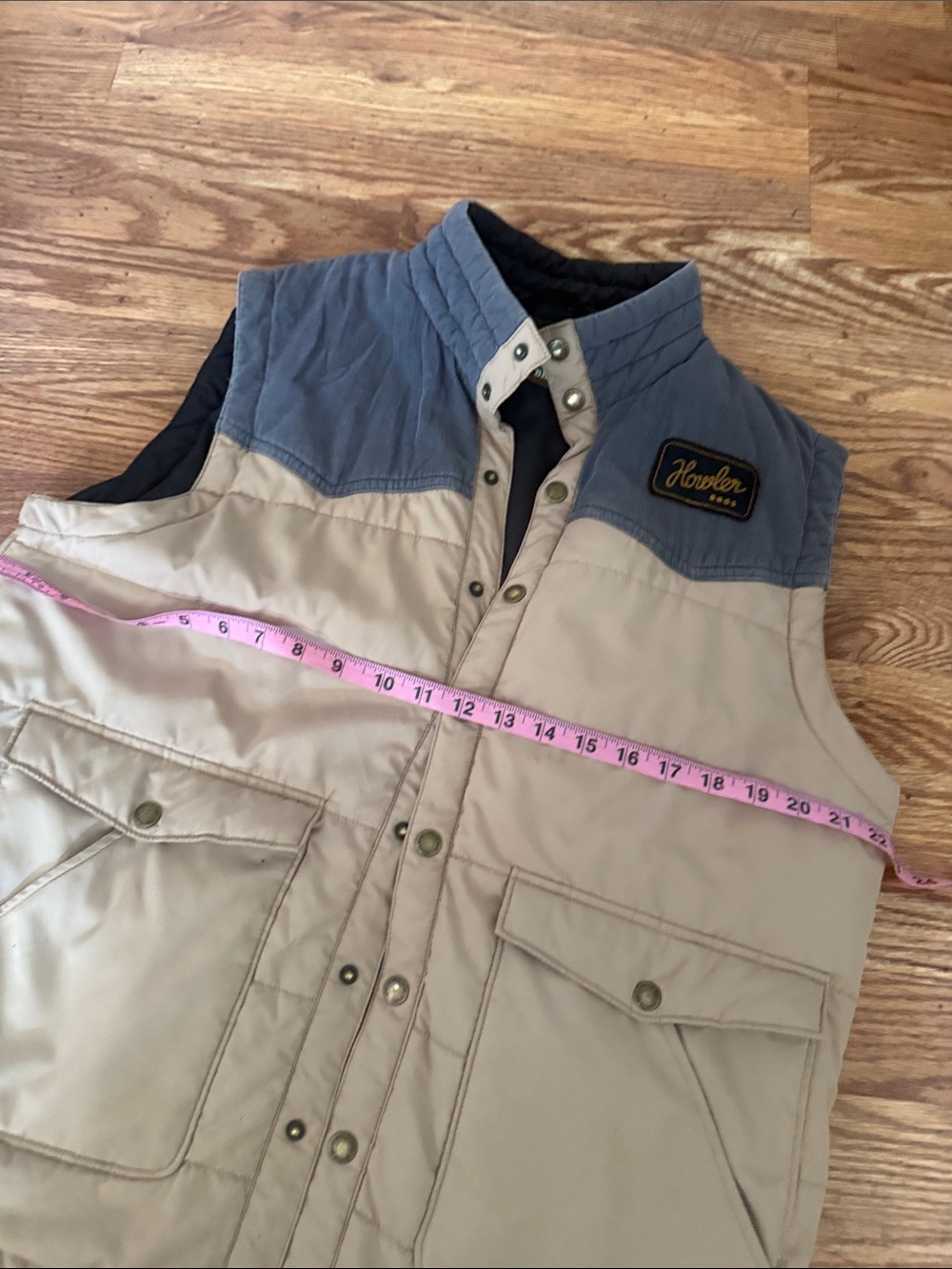 HOWLER BROTHERS Tan/ Gray ROUNDER VEST - Picture 12 of 12